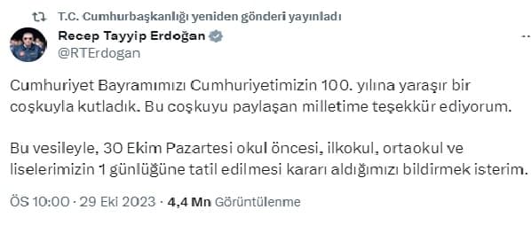 30 Ekim