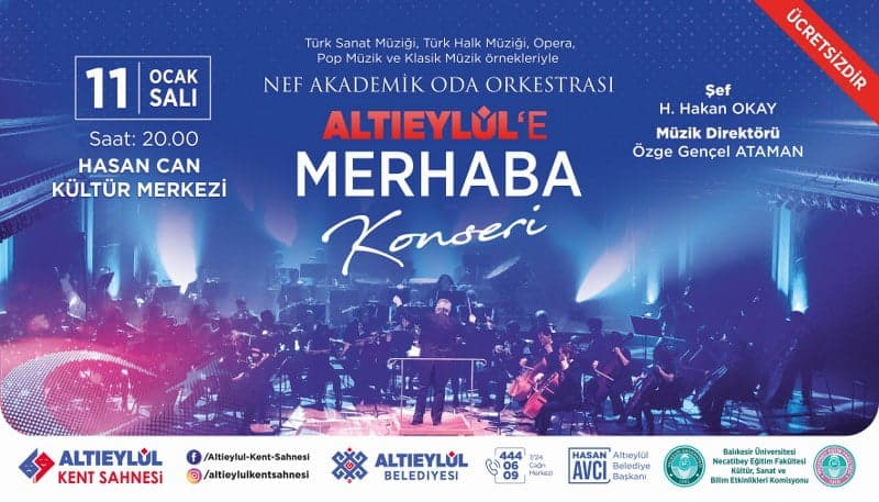 "ALTIEYLÜL'E MERHABA KONSERİ"