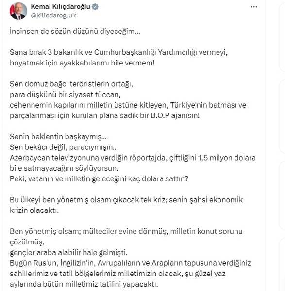 Kılıçdaroğlu'ndan Oğan'a Sert Tepki Ayakkabılarımı Bile Boyatmam