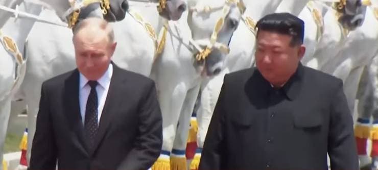 Vladimir Putin, Kuzey Kore, Kim Jong-un, Pyongyang, Rusya-Kuzey Kore ilişkileri, sınır ihlali, Güney Kore, ABD tepkisi, Ukrayna savaşı, resmi ziyaret