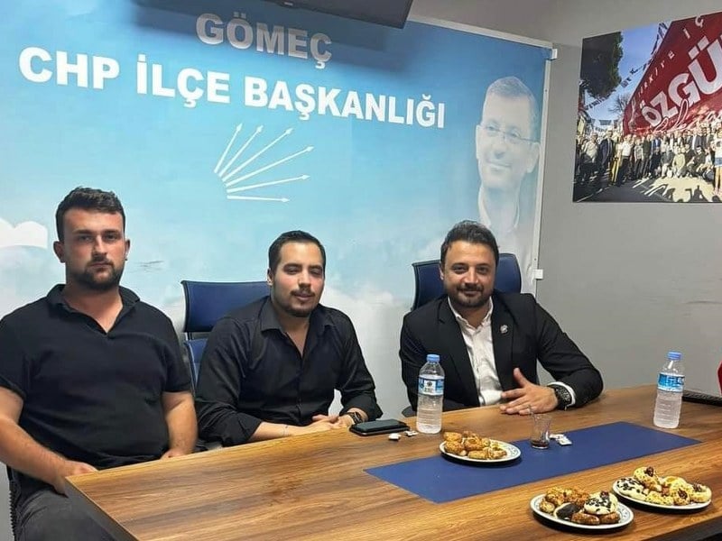 CHP Gömeç İlçe Başkanı Özkan Güven Gençlerimiz Örgütün Sesi Olacaktır