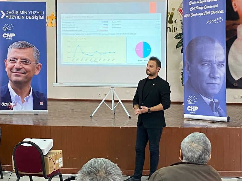 CHP Gömeç, Özkan Güven, eğitimde yetersizlik, ülkelerin eğitim sorunu, eğitim kampanyası, hükümete çağrı
