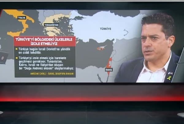 İsrailli Bakan; Türkiye en büyük tehdit
